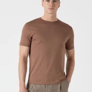 Youthful Mayert short-sleeved T-shirt - Chocolate